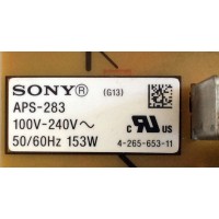 FUENTE DE PODER / SONY 1-474-297-22 / APS-283 / 1-883-775-21 / 147429722 / APS-283(ID) / PARTE SUSTITUTA 1-474-297-12 / PANEL LC320WXN (SC)(B1) / MODELOS KDL-32BX320 / KDL-32BX420 / KDL-32BX421